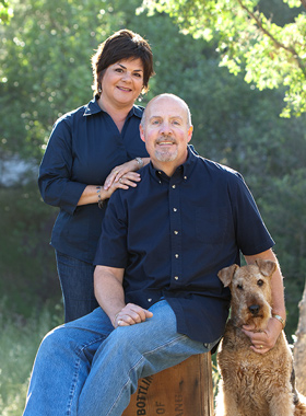 Paso Robles Couple Portrait - Outdoor Photography Portrait - Studio 101 West Photography