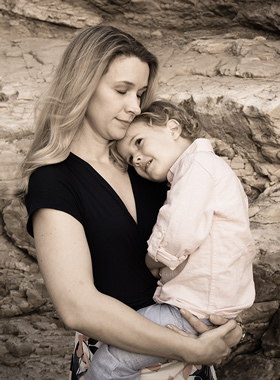 Central Coast Mother and Child Portrait - Beach Family Portrait Photographer  - Studio 101 West Photography