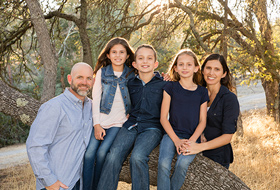 San Luis Obispo Family Portrait - Outdoor Park Family Photos Photography - Studio 101 West Photography
