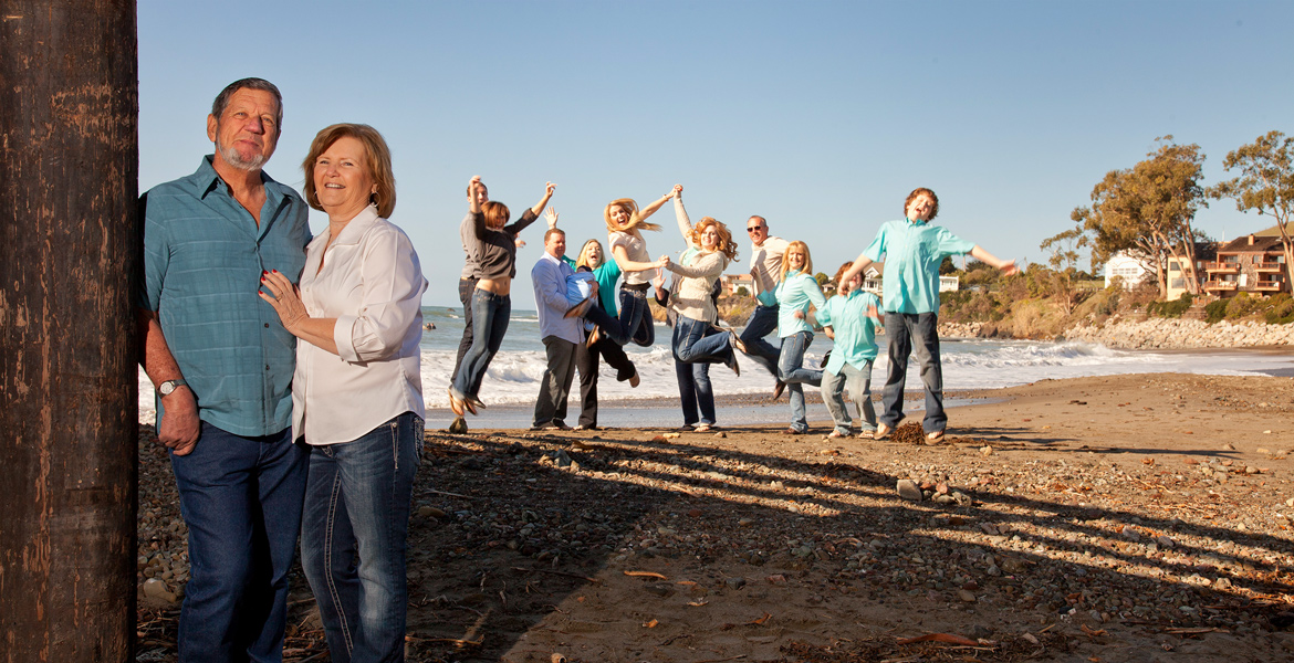 Cental Coast Family Portraits - Outdoor Family Photoshoot - Studio 101 West Photography