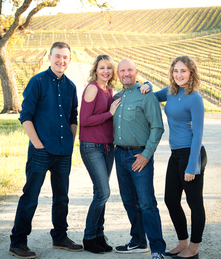 Central Coast Family Photography - Winery Family Portraits - Professional Family Portraits - Studio 101 West Photography