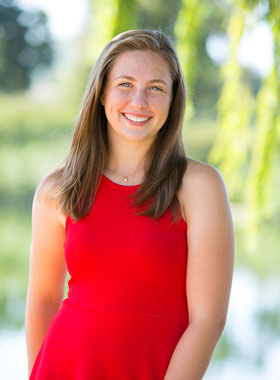 San Luis Obispo Senior Portrait - Red Dress - Outdoor Senior Pictures - Studio 101 West Photography