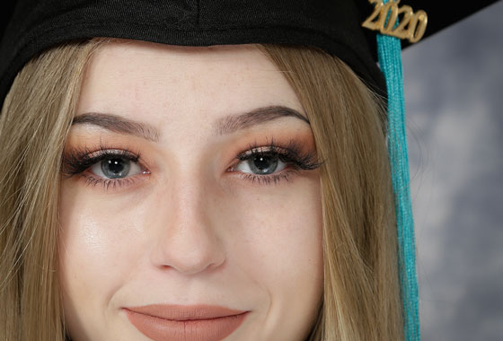 Graduate Senior Cap and Gown Photography - Graduation tassle on Cap - College Graduation Photos - Studio Photography Near Me - Cal Poly Graduation Photographer - Graduation Photographer Near Me - Studio 101 West Photography