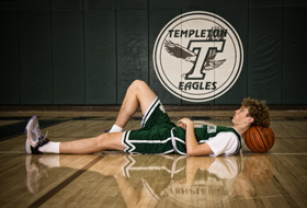 Templeton High School Senior Outdoor Portrait - Basket Ball Player - Senior Photo Photographer Near Me - Senior Portraits Near Me - Studio 101 West Photography