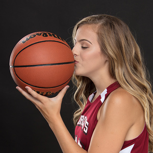 Atascadero High School Girls Basketball Senior Portrait - Studio 101 West Photography